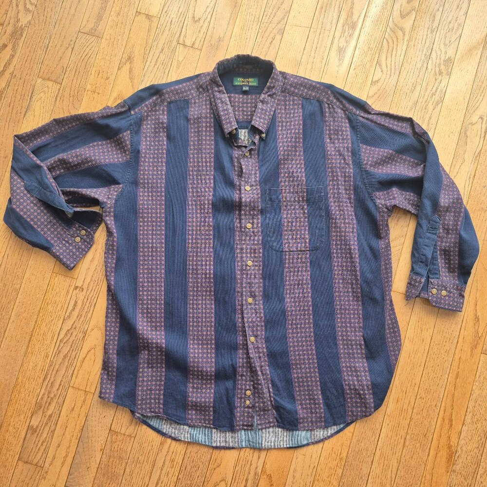 Colours by Alexander Julian Shirt Corduroy Collared Long Sleeve Shirt